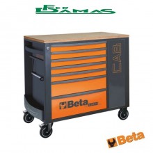 CASSETTIERA PORTA ATTREZZI CON 7 CASSETTI E ARMADIETTO PORTAOGGETTI BETA ART. RSC24L-CAB
